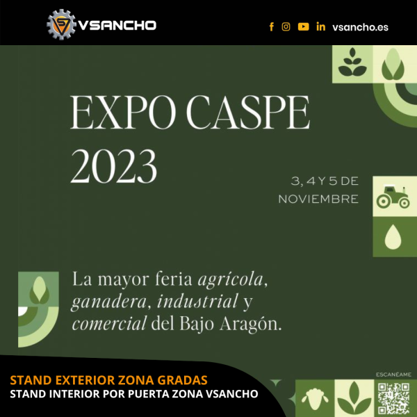 EXPO CASPE 2023: 3 al 5 de noviembre en CASPE (Zaragoza)